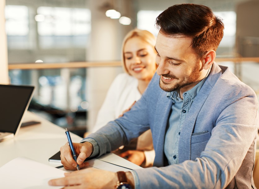 Person signing documents