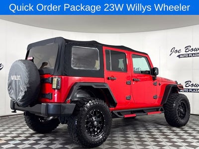 2016 Jeep Wrangler Unlimited Willys Wheeler