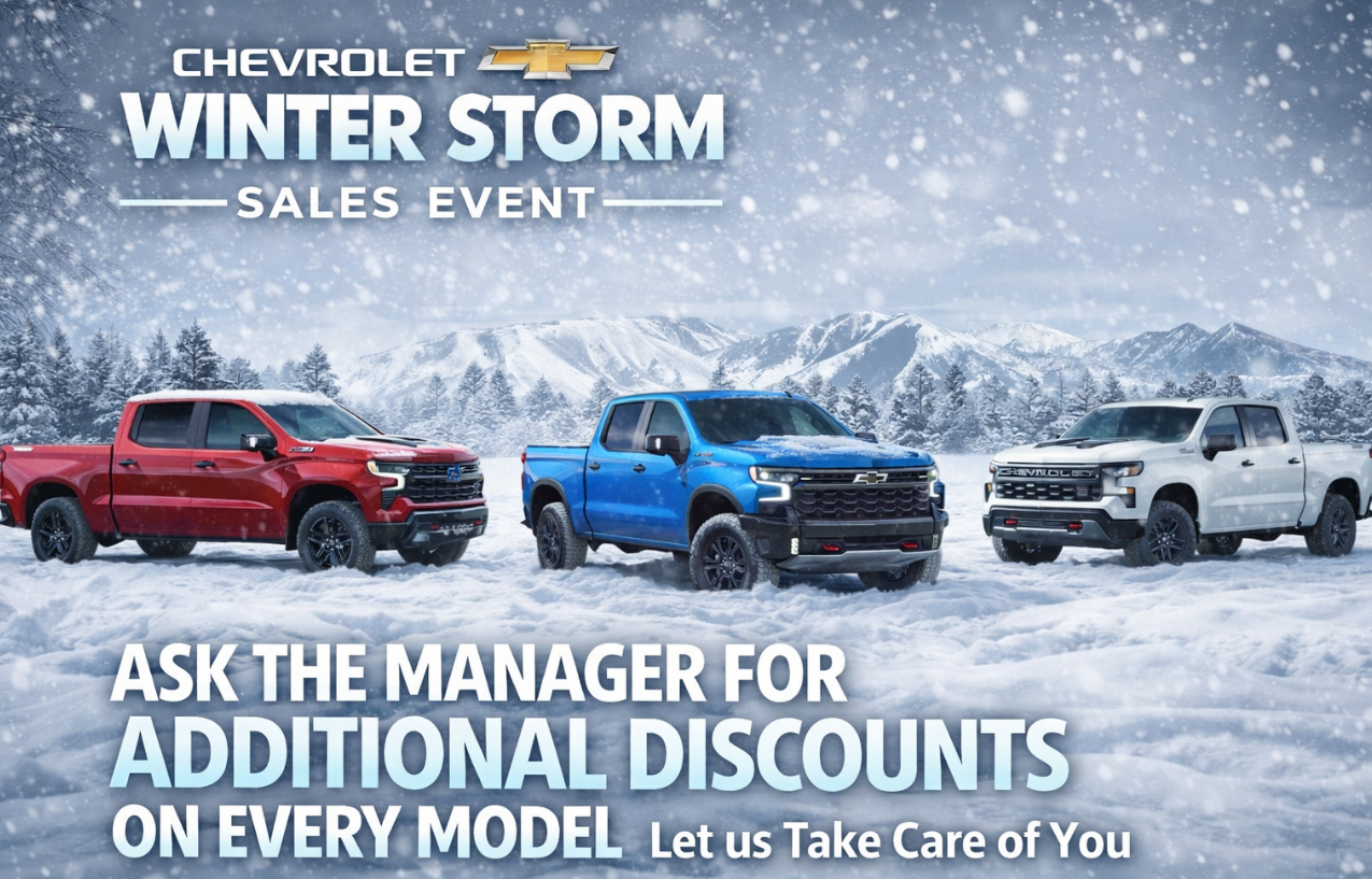 Winter Storm Sales Event